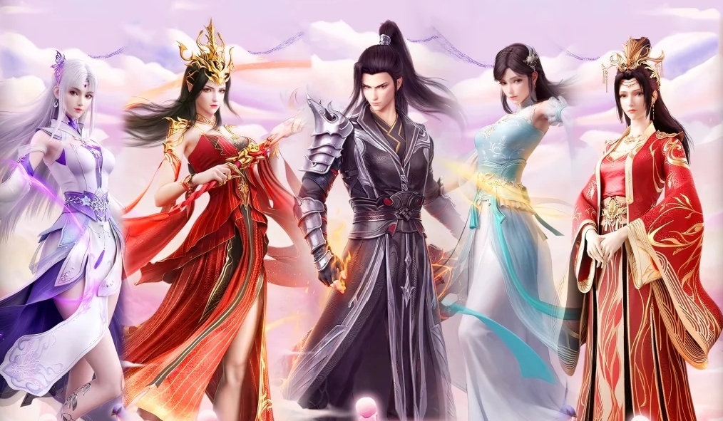 斗破苍穹:邙天尺实力曝光,小医仙对战地魔老鬼的姿势好撩人!