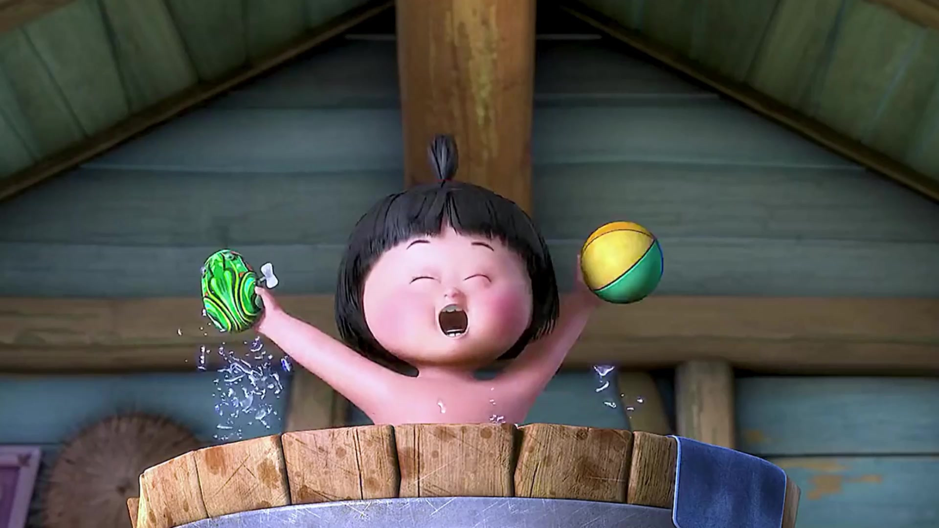 《熊出没》,光头强化身奶爸,嘟嘟长大了吧