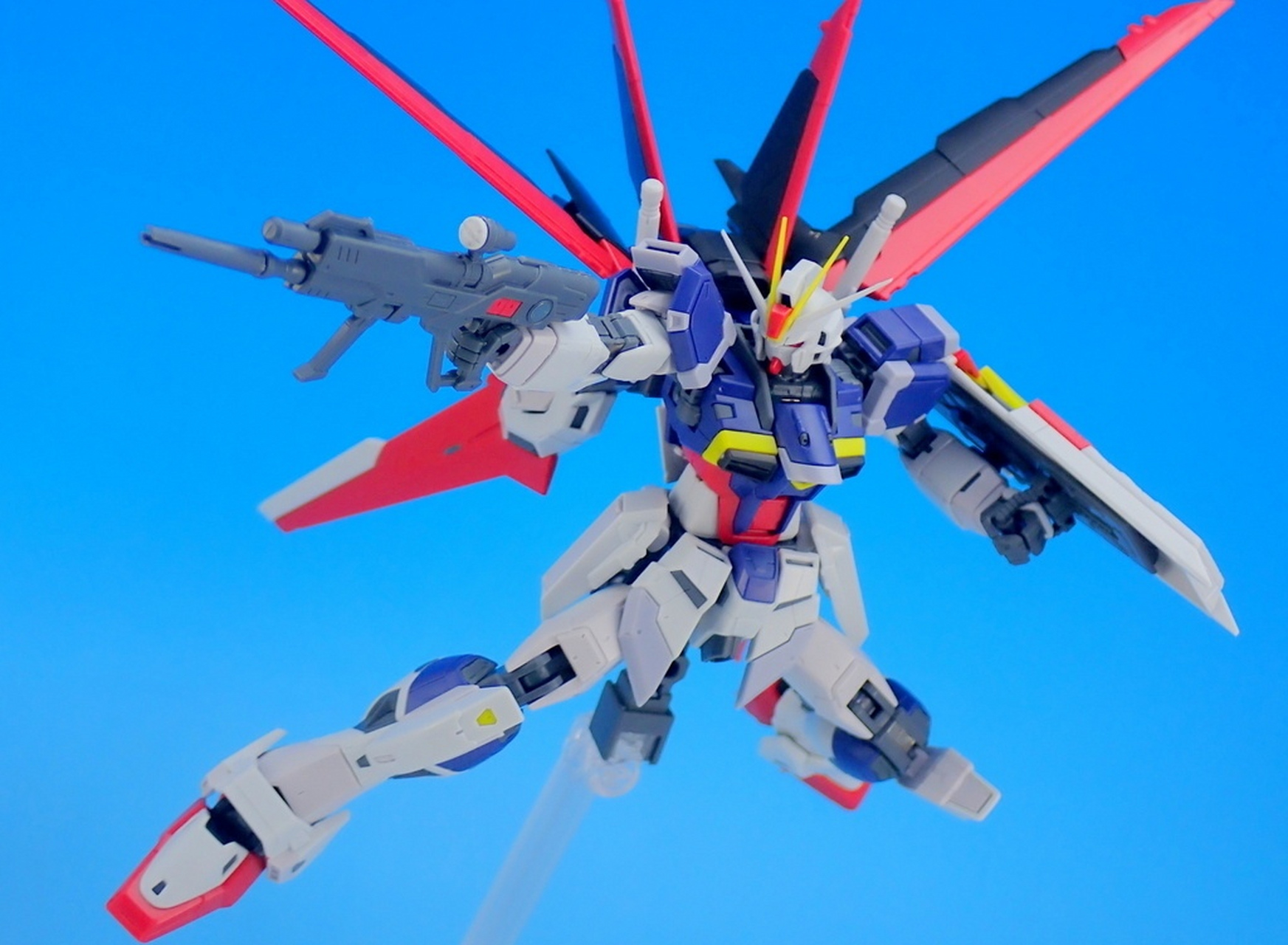 模型欣赏:模友制作的hgce rg 威力脉冲高达sp2,来自高达seed剧场版