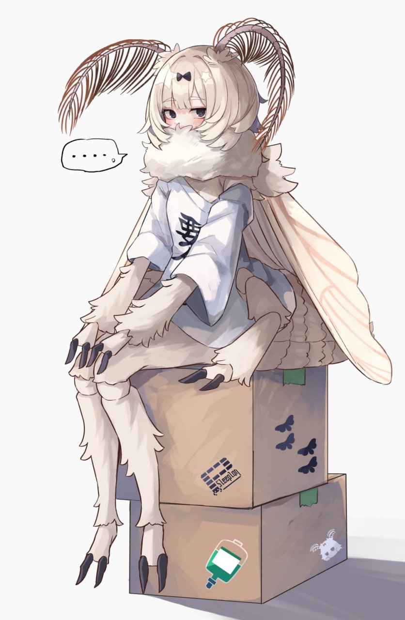 二次元# 坐在箱子上的虫娘,感觉挺可爱的[三哈] twi:@plan039