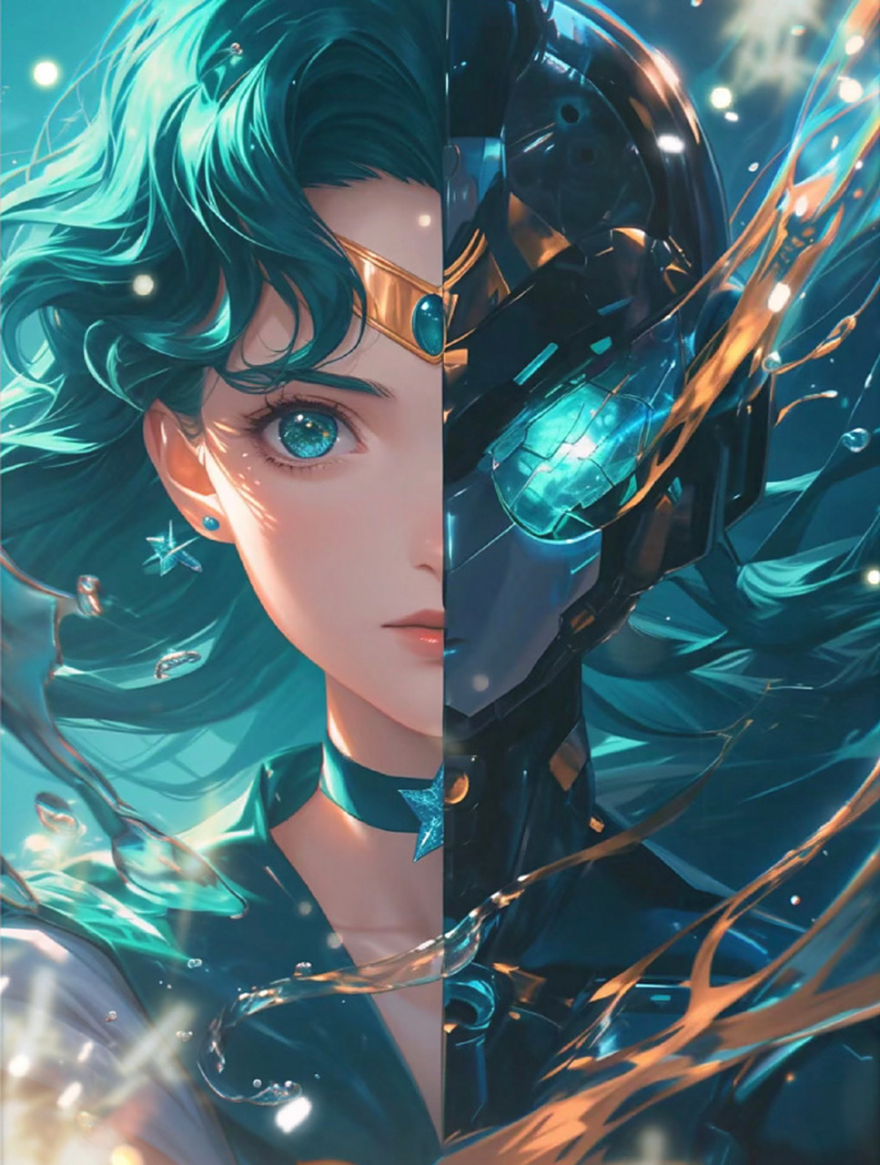 「美少女战士」 机甲风角色 #经典动漫