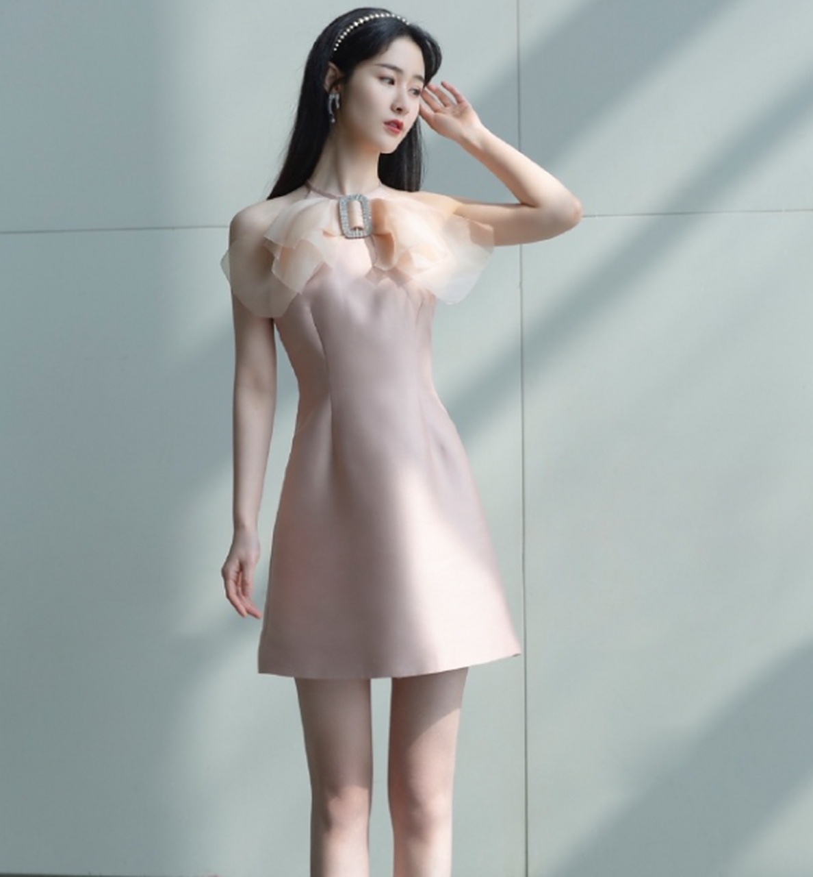 梁田的礼服照,可爱的!