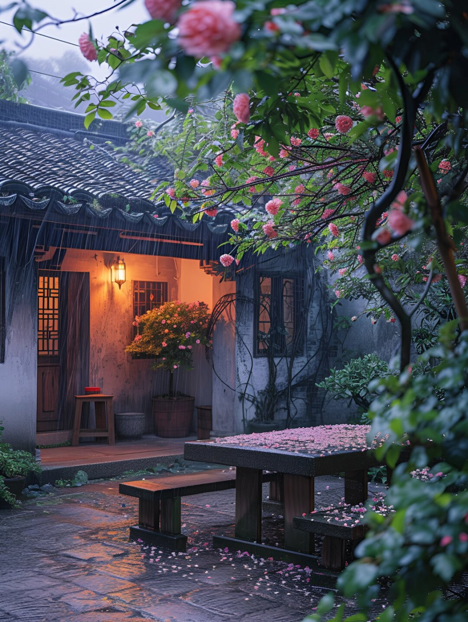 亲爱的朋友们,今天我想带你们一起欣赏一个超级美丽的院子!