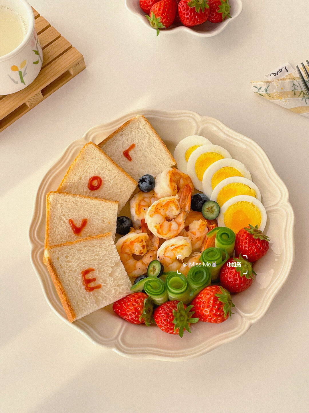 情人节爱心早餐系列