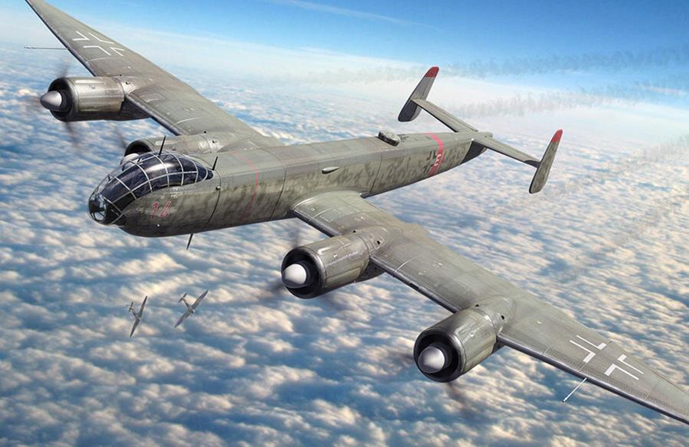 差一步完成的战略武器,二战德国ju488战略轰炸机