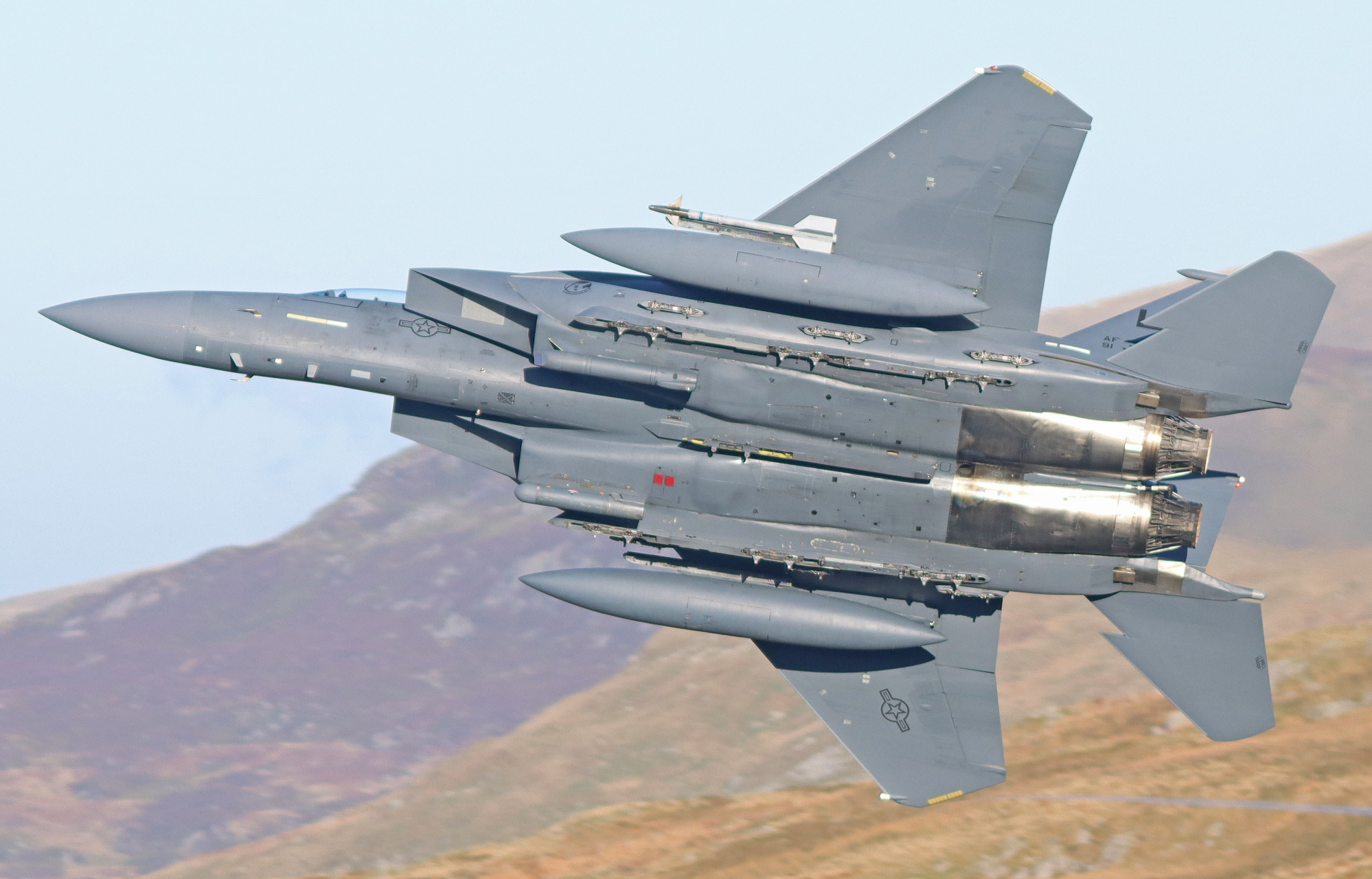 战机欣赏:不断改进的美国空军f-15战斗机,从基础型到最新的f-15ex