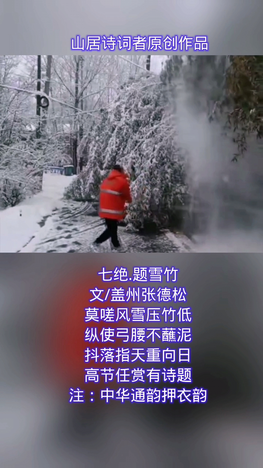 雪竹的诗句古诗图片图片