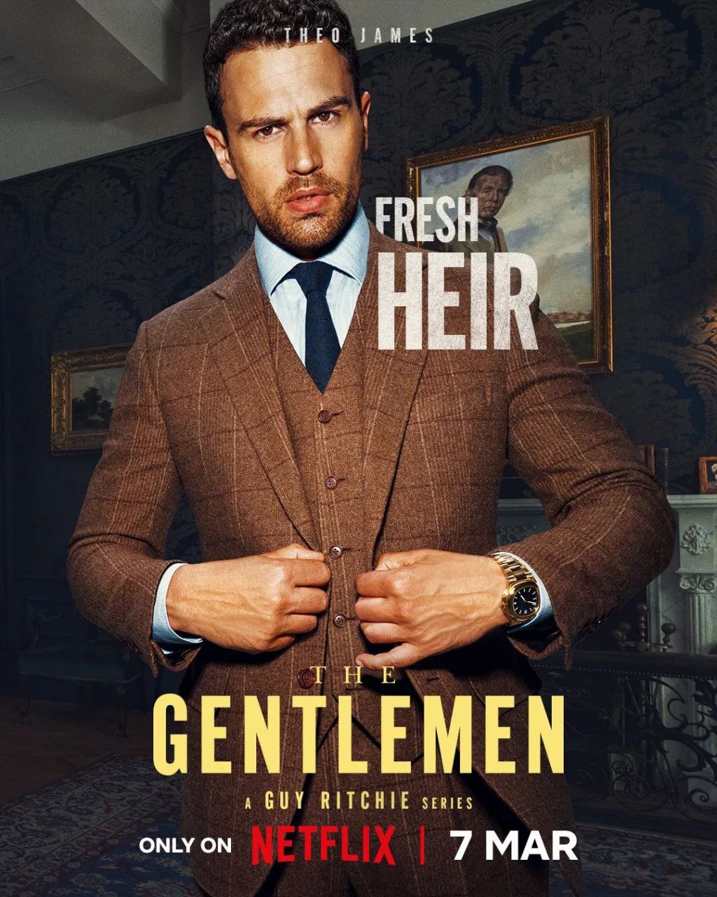 38岁男星 theo james(提奥·詹姆斯)将出演 netflix 打造,名导演