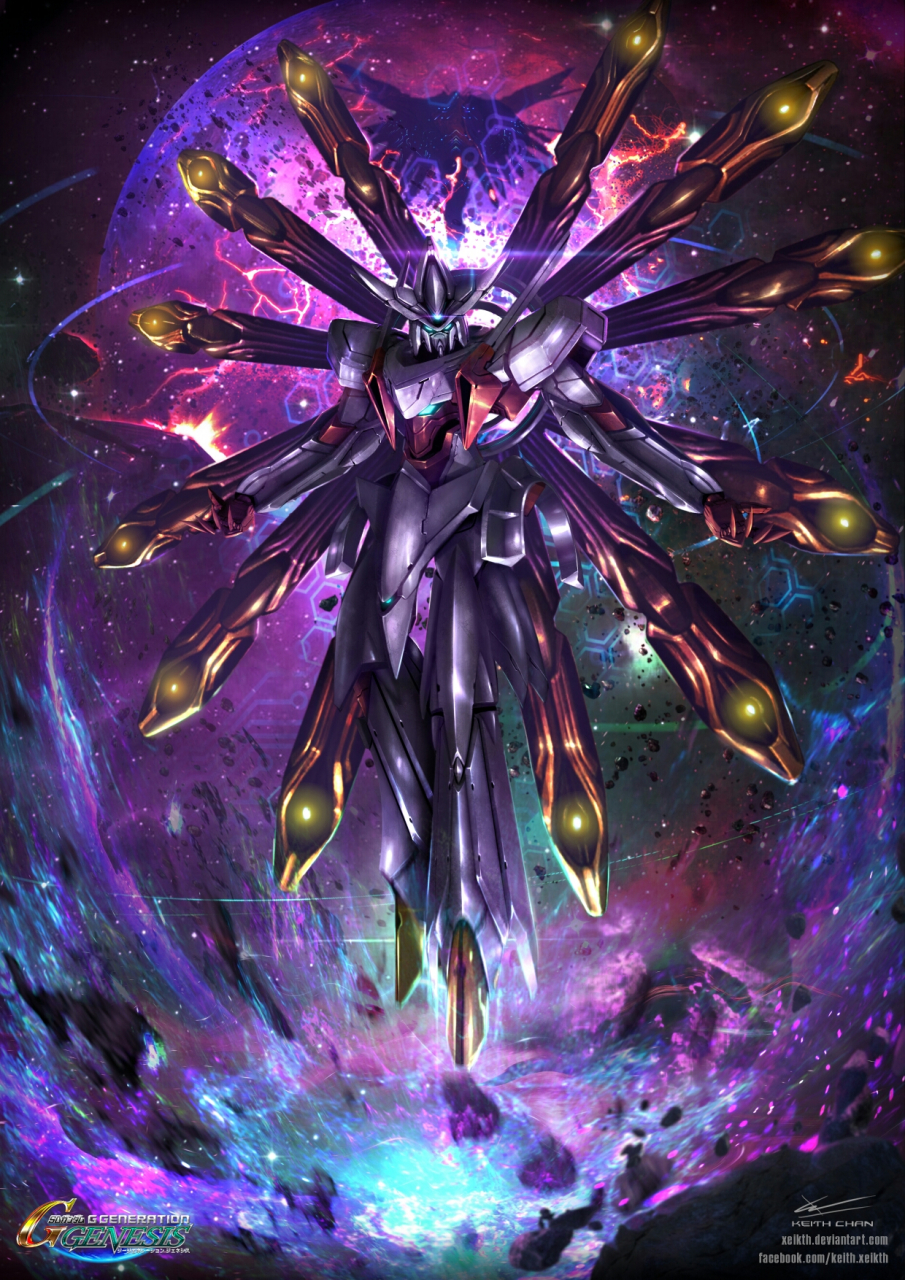 画师xeikth机动战士高达插画作品欣赏,用华丽的画风描绘了不同系列