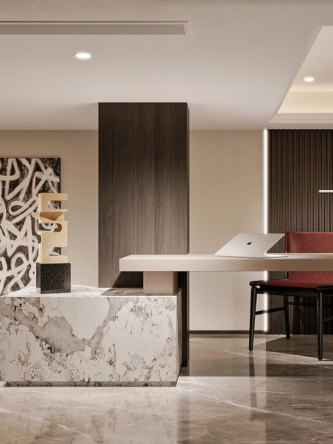 亲们,我今天要和大家分享一个超级惊艳的极简风别墅地下室设计!