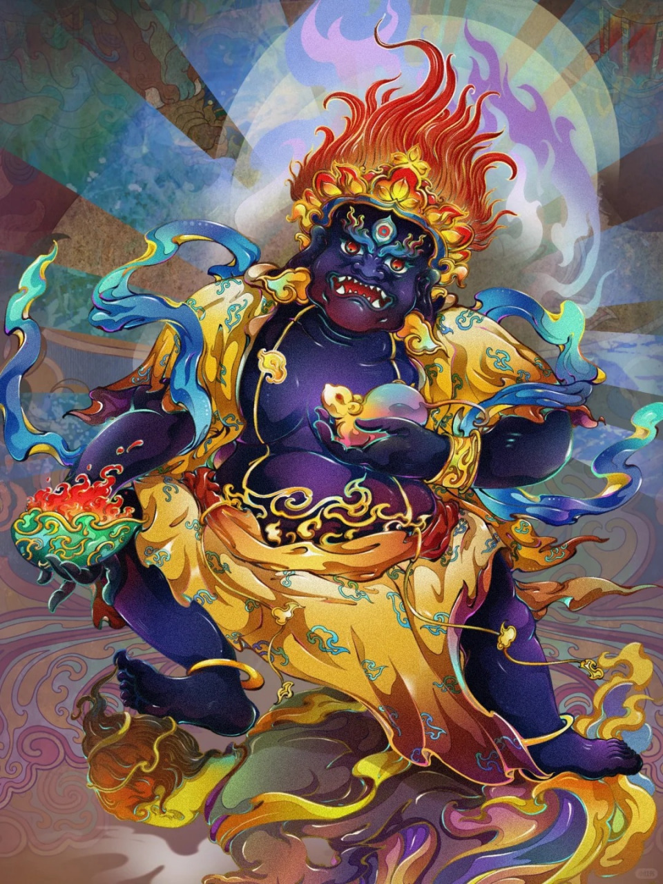 据说这是拜后见效最快的财神——黑财神  黑财神,又被称为"藏拉那波"