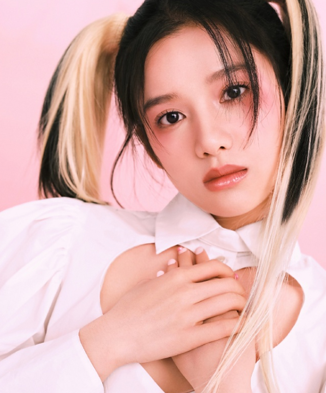 张婧仪的双马尾造型,以前是不是没见过?