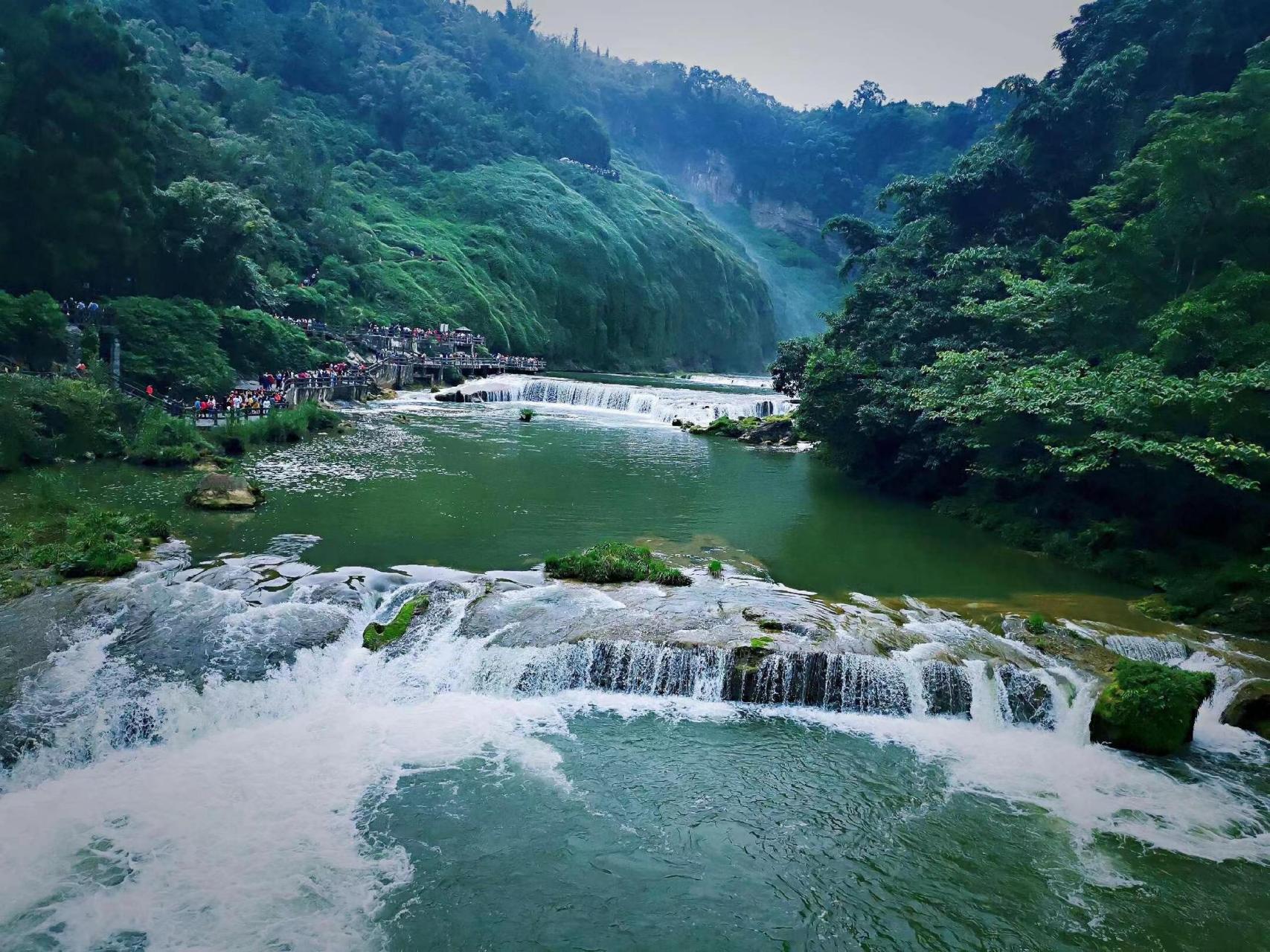 天星桥水上石林景区图片