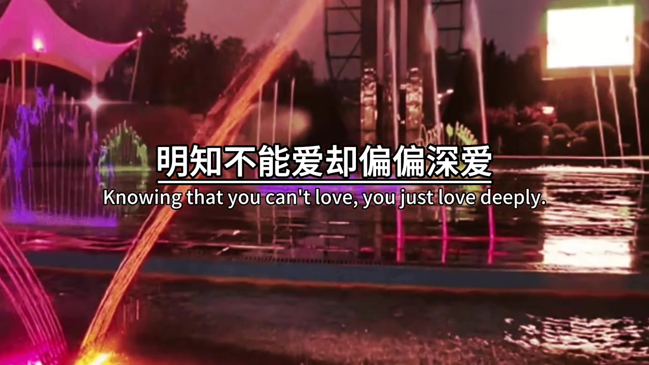 我谈了一段,见不得光的恋爱,饱受了,相思之苦,明知不能爱,却