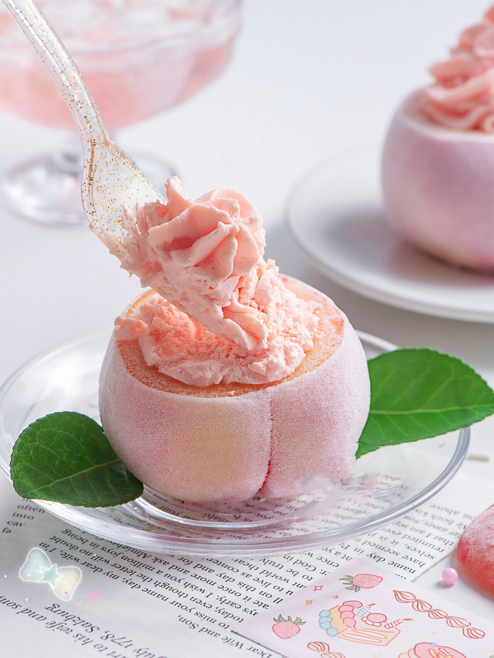 家里有桃子的就能做这个蜜桃冰淇淋,真的超好吃的,尝了一个根本停不