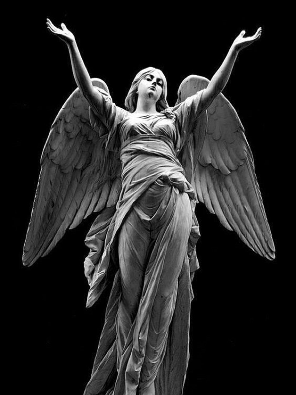 贵阳纹身/天使·写实雕塑纹身素材手稿分享  95天使的纹身,它的寓意