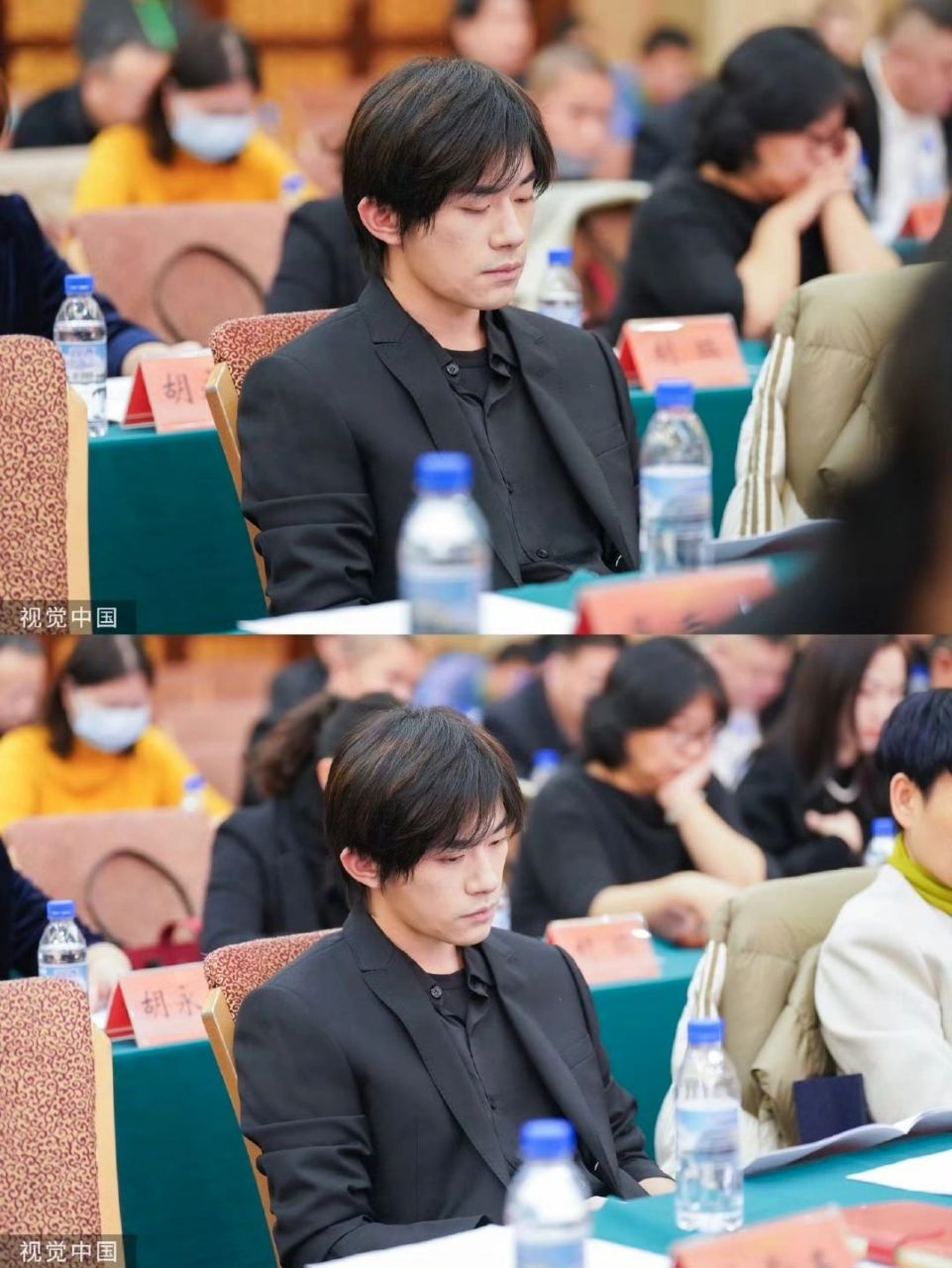 易烊千玺线下会议生图曝光,颜值抗打引热议!