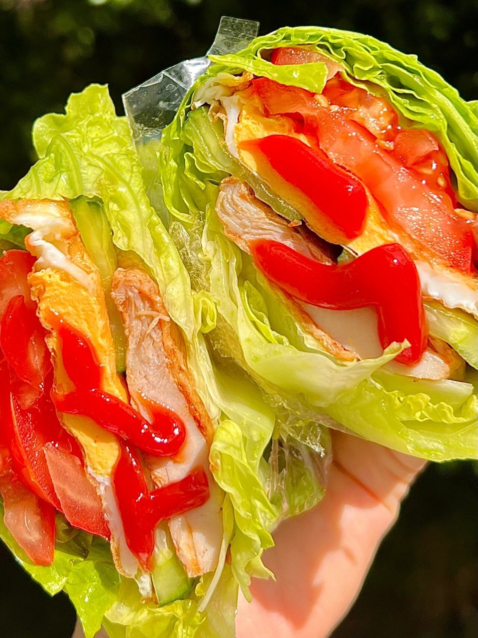 百吃不腻的生菜三明治  姐妹们!我成功瘦了 30 斤啦!