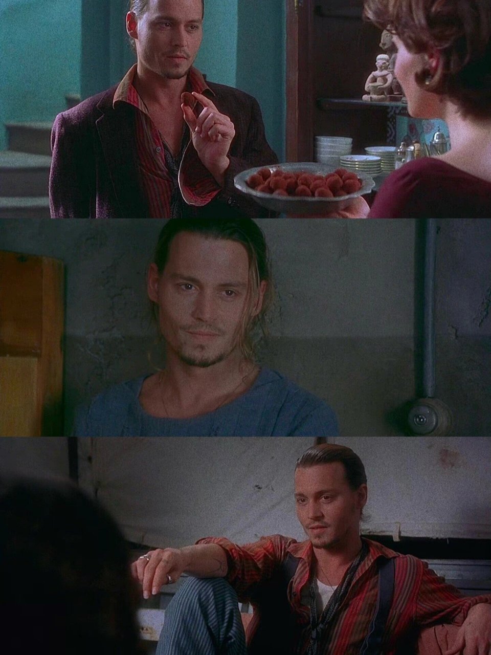 90为了看美食和德普,却被另一句话戳中了  #浓情巧克力#   观影