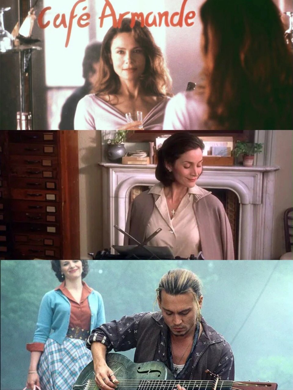 90为了看美食和德普,却被另一句话戳中了  #浓情巧克力#   观影