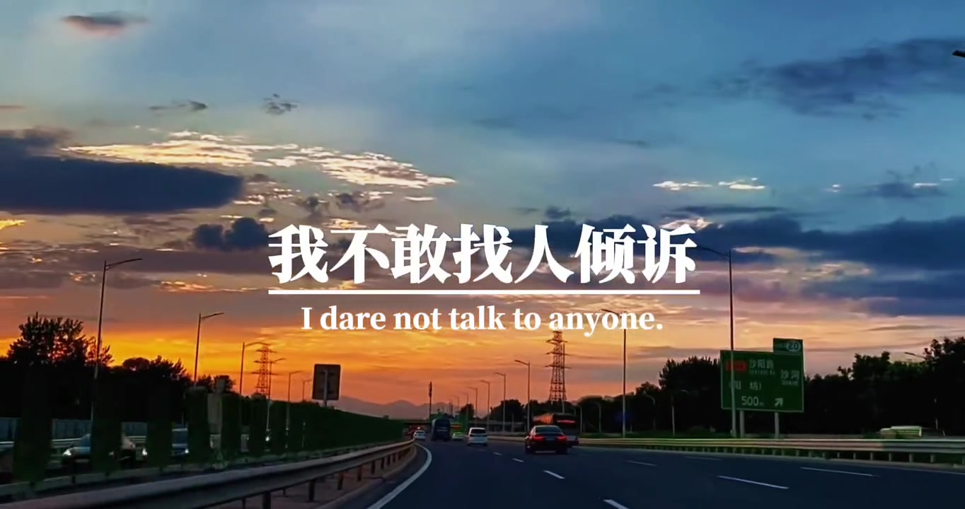 确实很累,我连情绪崩溃的时候都是一个人,我不敢找人倾诉,我害