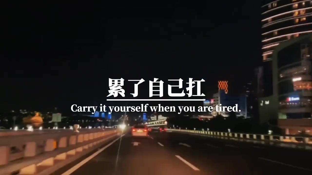 我习惯了没人疼,习惯了没人爱,没人关心的日子,累了自己扛,痛