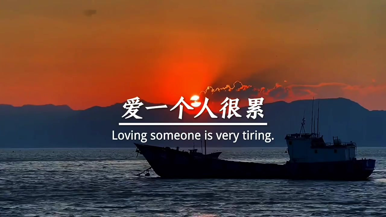 人都是有感情的,用心爱过的人,是不会忘记的.爱一个人很累,想