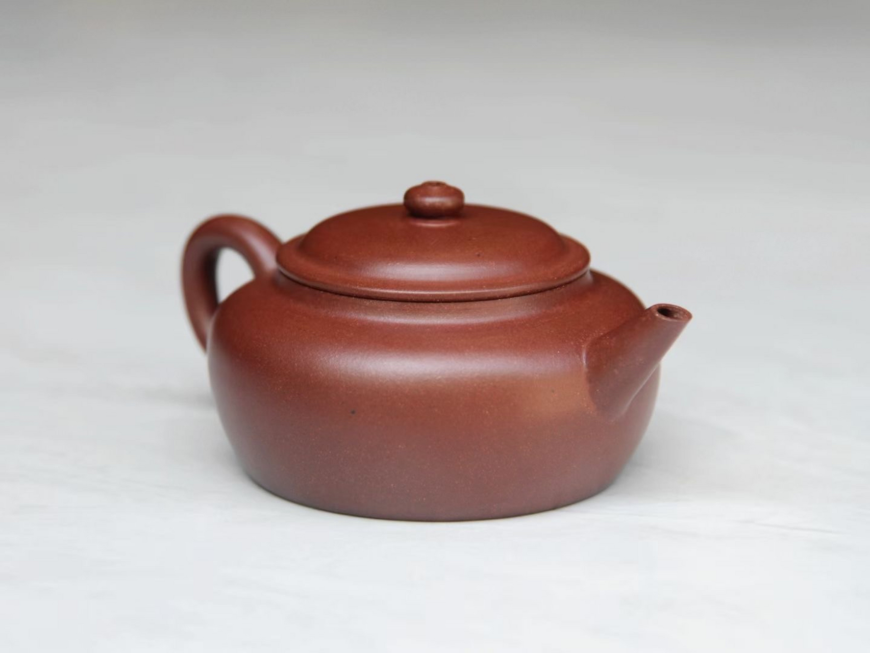 周潮作品  涌泉壶 原矿67龙血砂 170cc 67纯手工制#宜兴紫砂壶