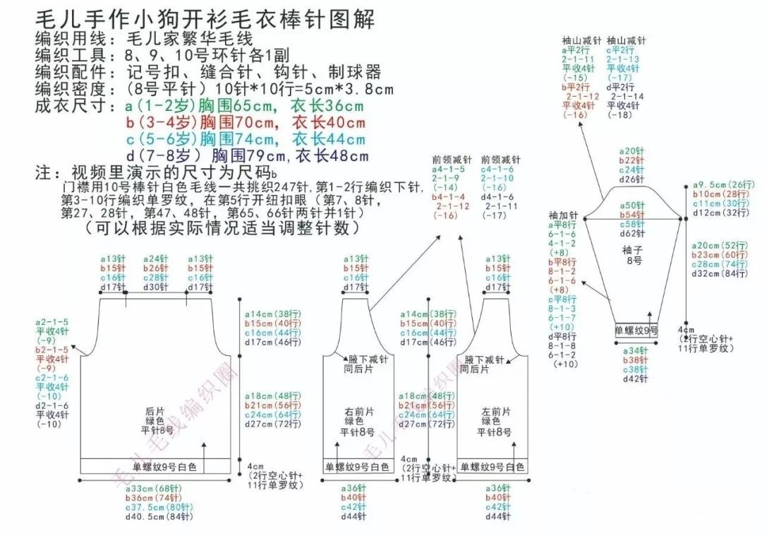 小狗毛线钩织图解教程图片