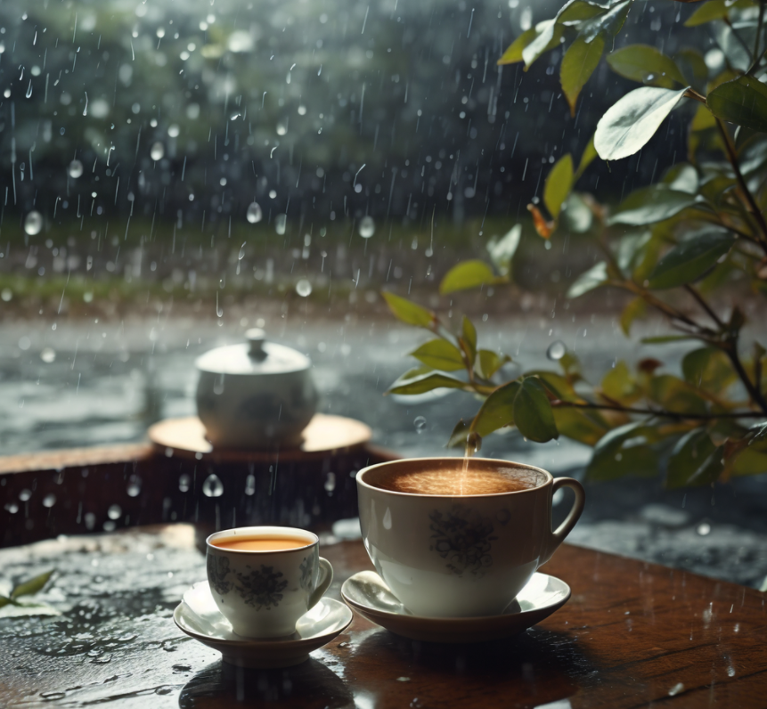 适合下雨天的喝茶朋友圈文案,这10句很文艺