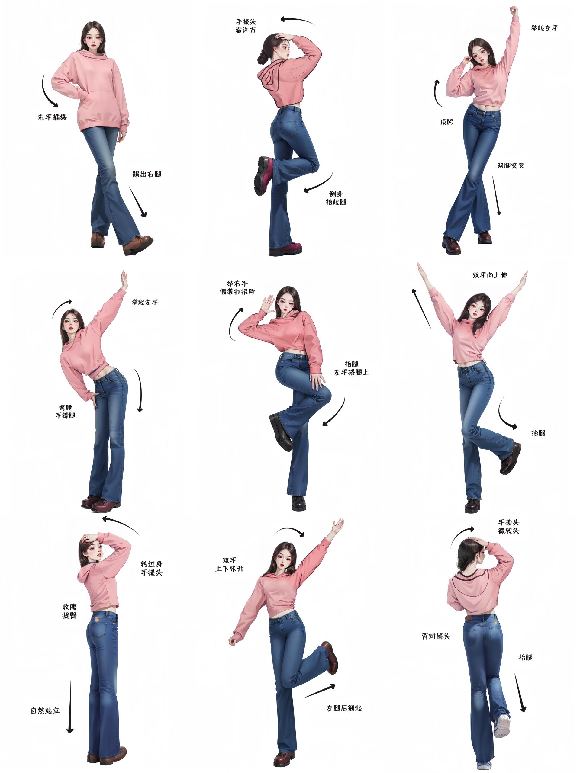 救命这组拍照姿势居然这么好用