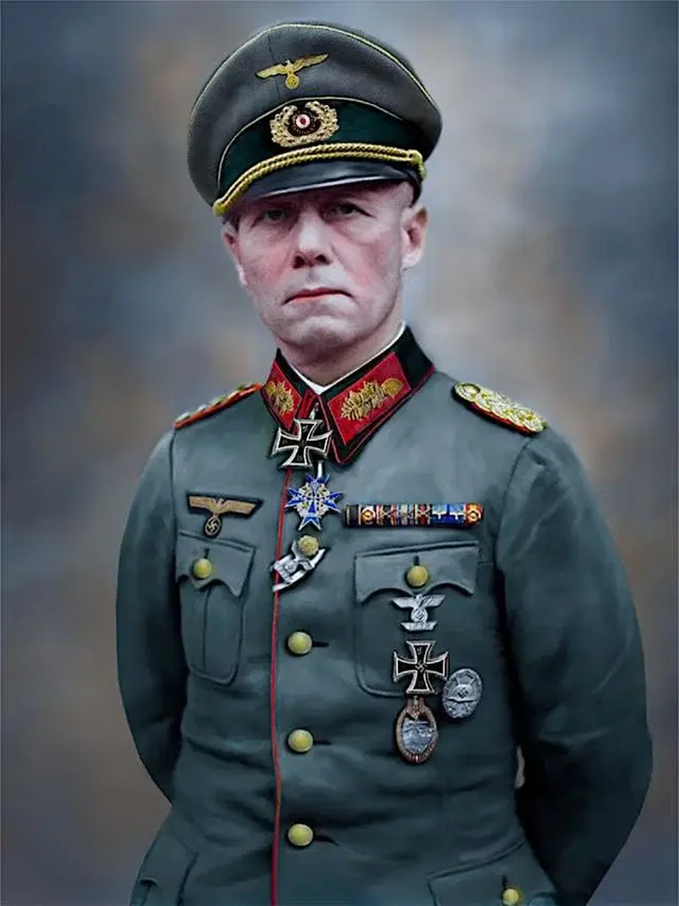 二战德国名将隆美尔的一张高清照片!