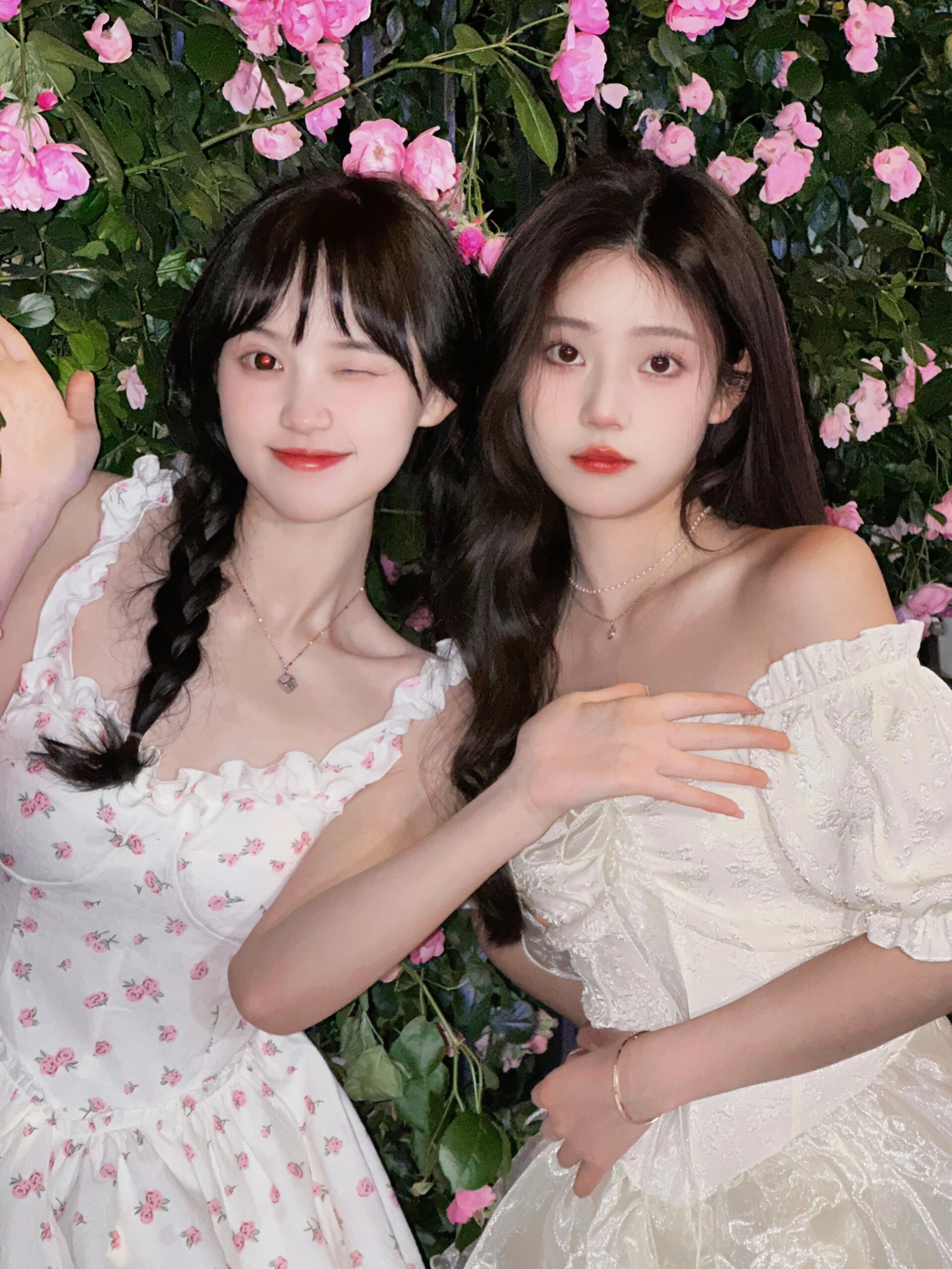 和姐妹这样拍太好看啦~