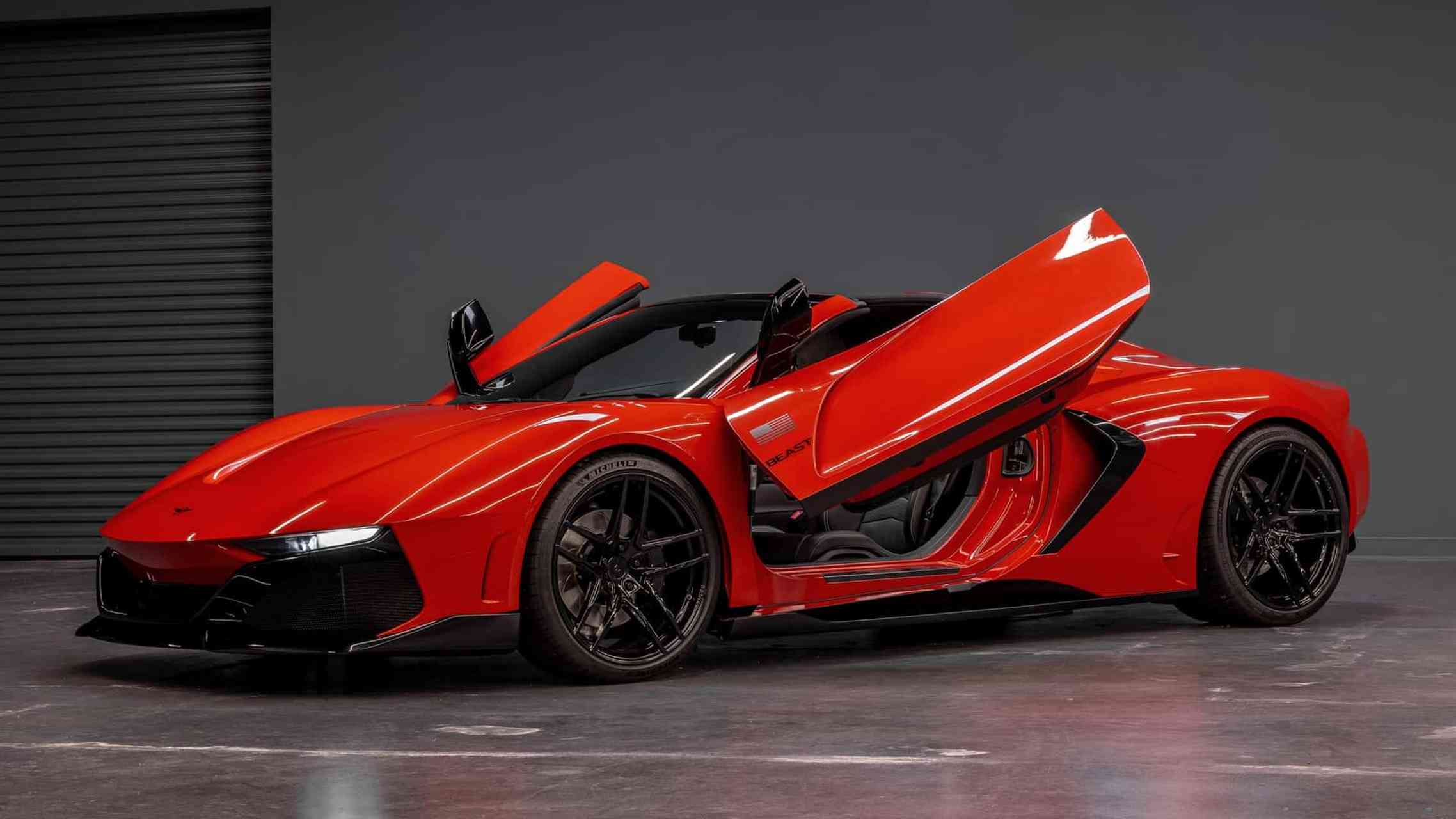 rezvani beast——雷兹瓦尼野兽超跑,基于 aerial atom 打造,其本质是