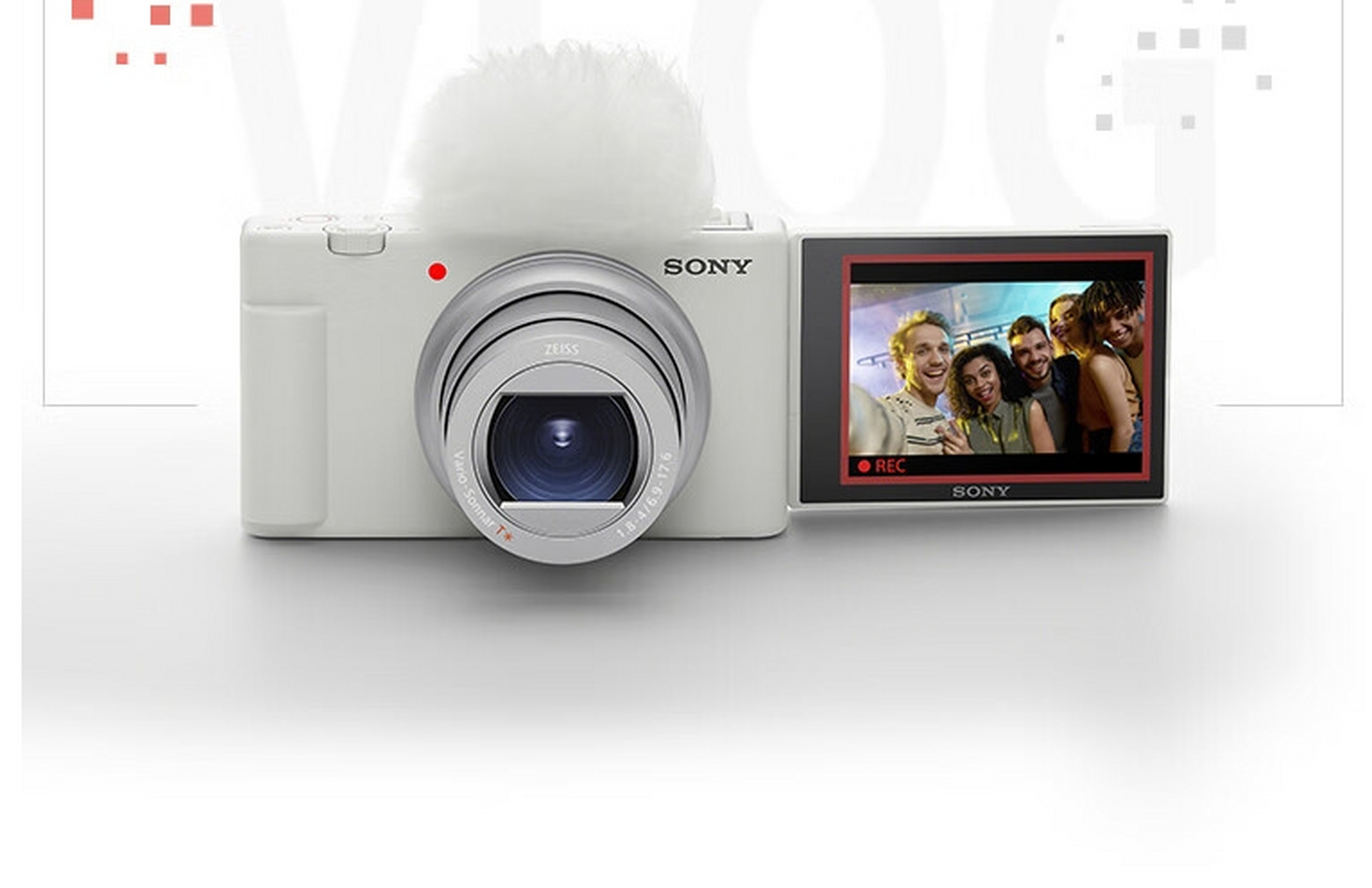 创作设计的数码相机,具备高性能的1英寸exmorrs64cmos影像传感器