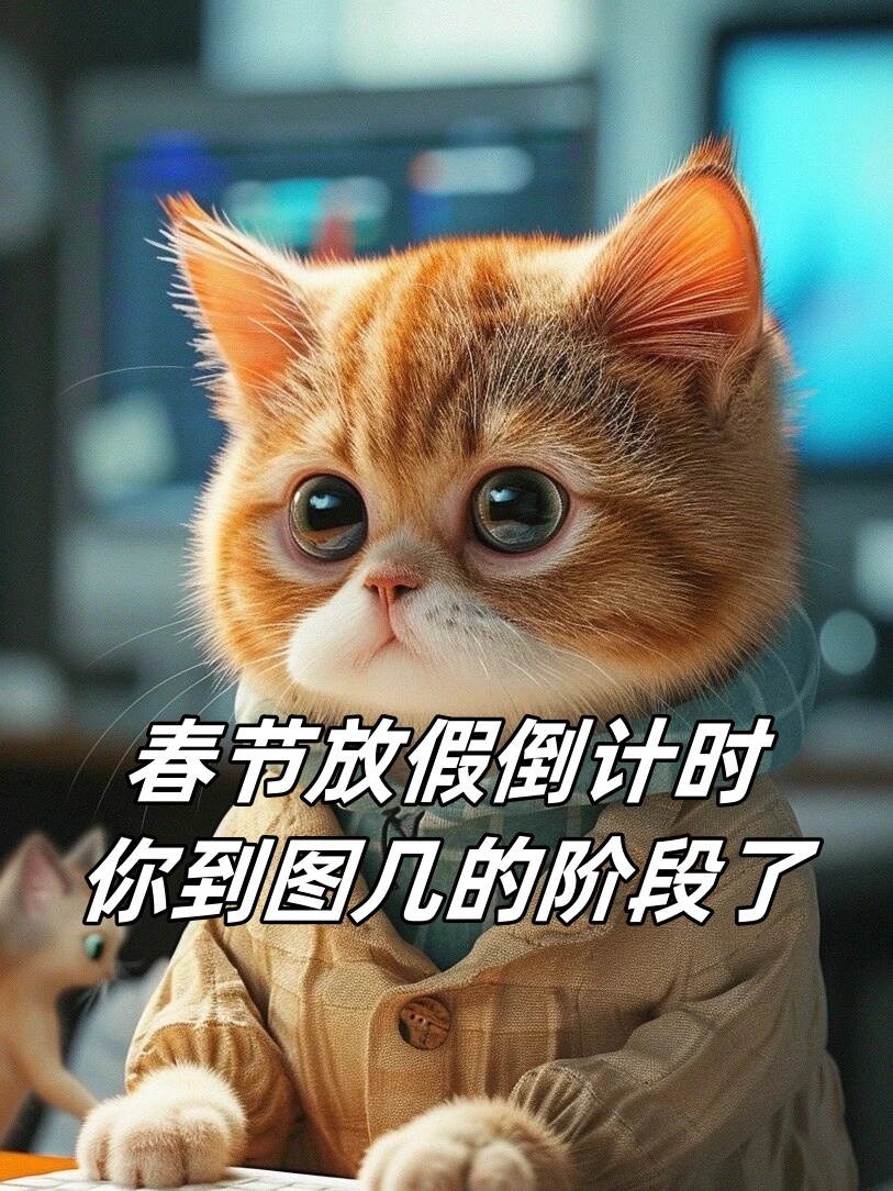 春节放假倒计时,你到图几的阶段了