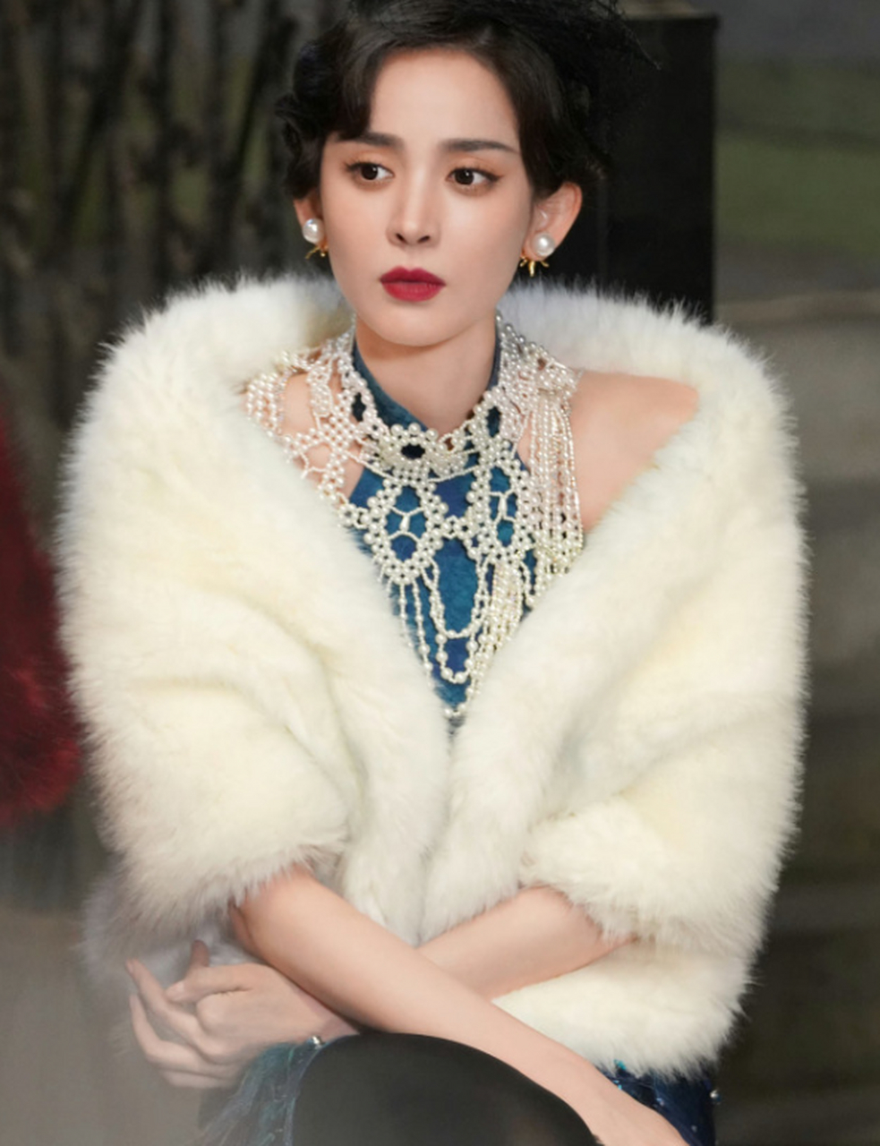 娜扎的民国风造型,民国少奶奶的装束!