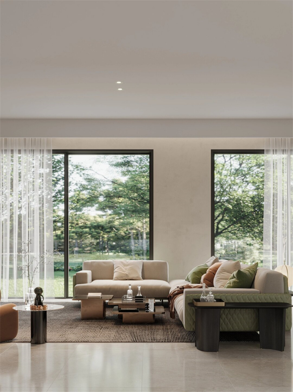 暖洋洋的光线映照在温馨的家居上,这就是暖色系软装设计带来的美妙