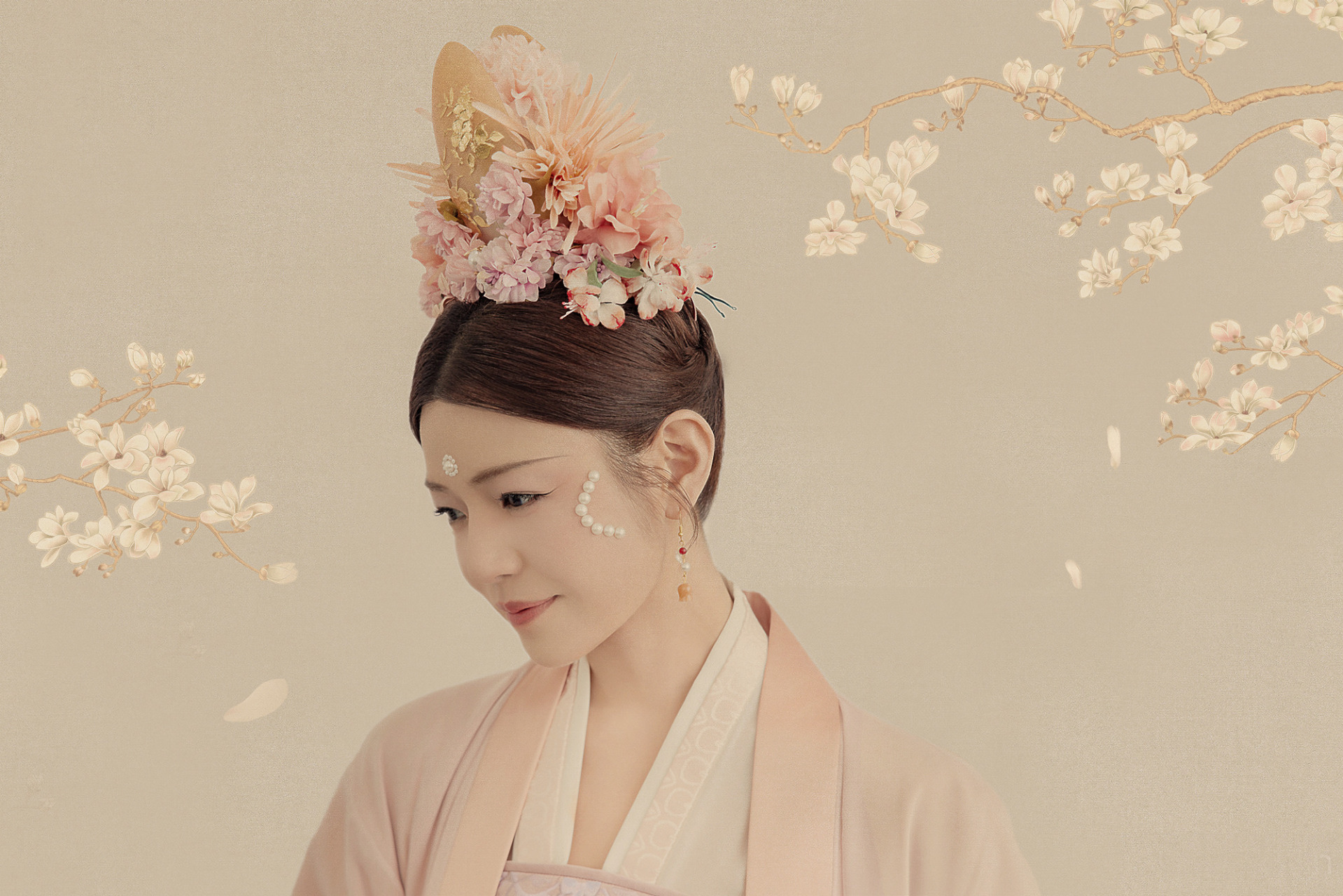 陈妍希化身古装佳人,现身2024新春特别节目,一曲《青玉案·元夕》02