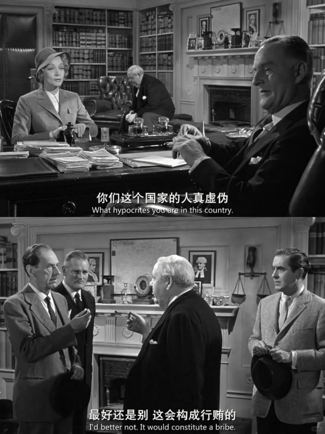 今天给你们安利一部让我欲罢不能的黑白电影——《控方证人》!