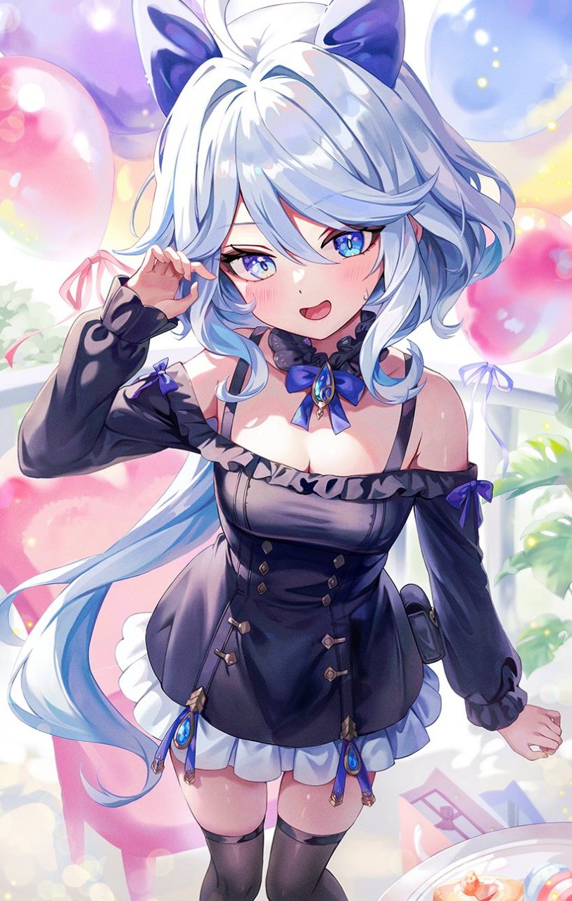猫耳女仆芙宁娜 画师:woodazi #龙年万元打卡计划