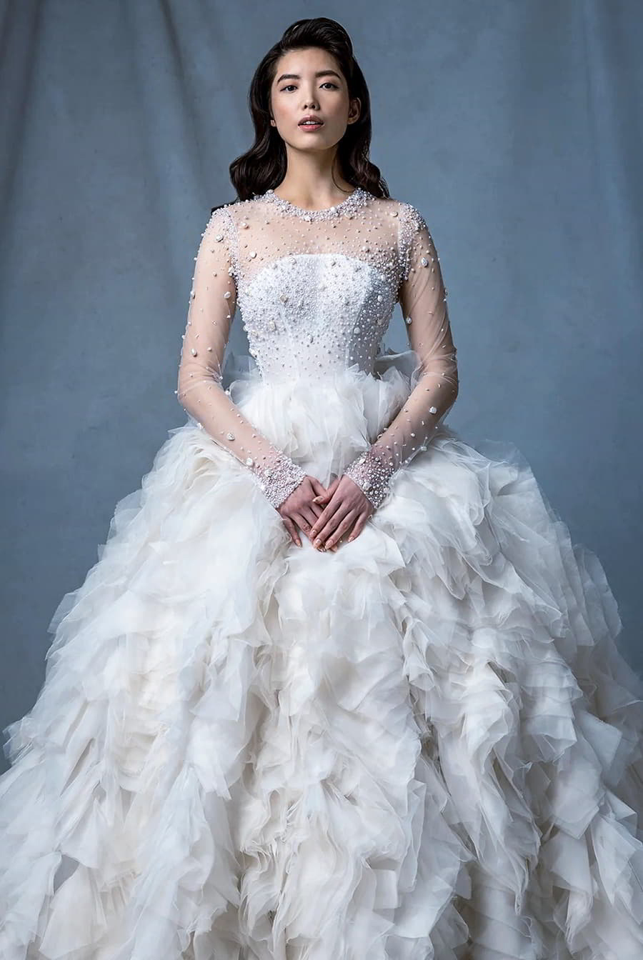 追寻时尚之梦:ines di santo 2024年秋季高级定制婚纱系列