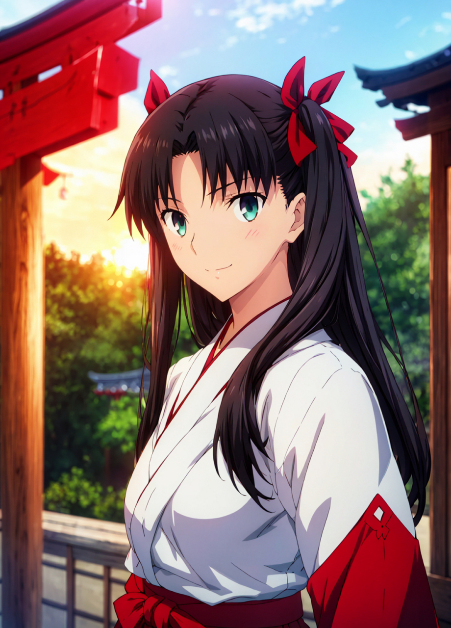 巫女远坂凛[吃鲸][吃鲸]