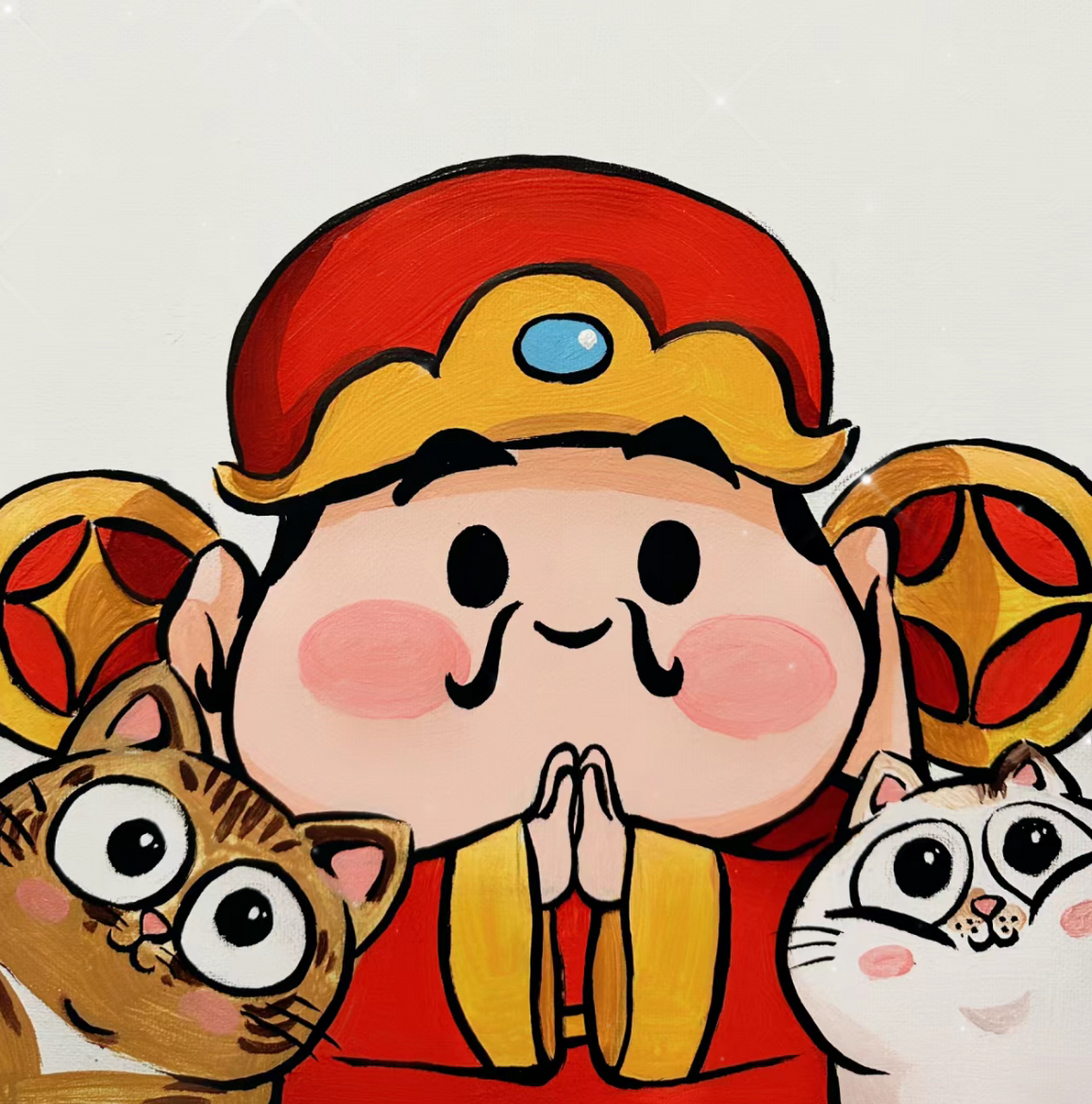 心无旁骛, 只想暴富. 有了这一组头像,新的一年指定就发!