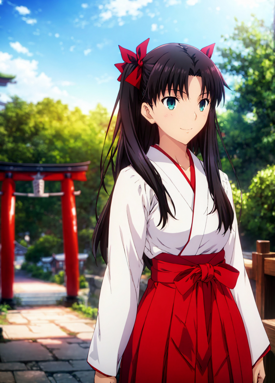 巫女远坂凛[吃鲸][吃鲸]