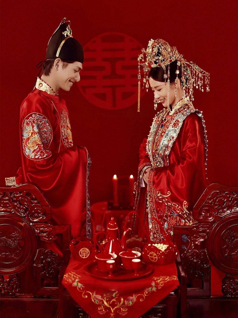 现在流行的中式汉服婚纱照,简直美到让人窒息!