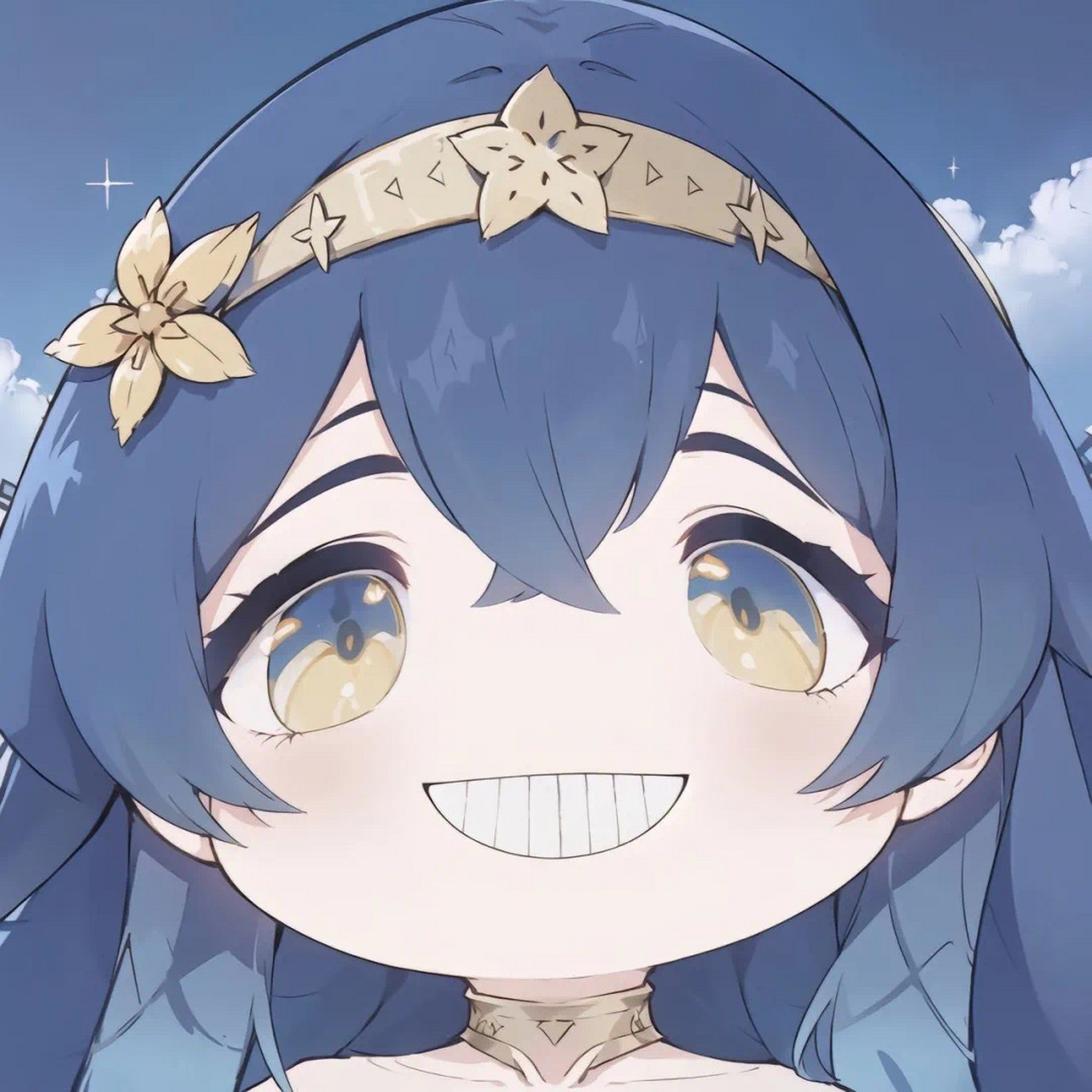 原神大脸蛋呲牙头像分享