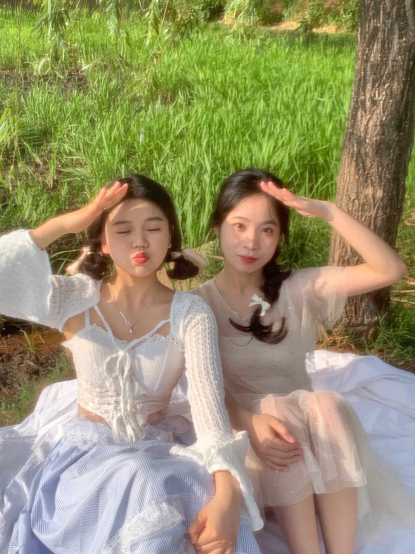 大理的野草地也太可爱了吧|闺蜜写真花絮