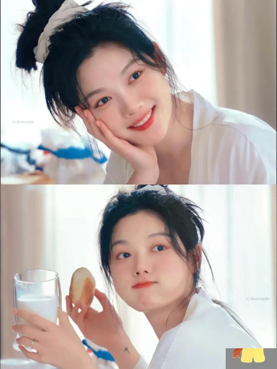 第一次这么直观感受到 金玉妍穿朝鲜服感觉她们两个人好像是姐妹!