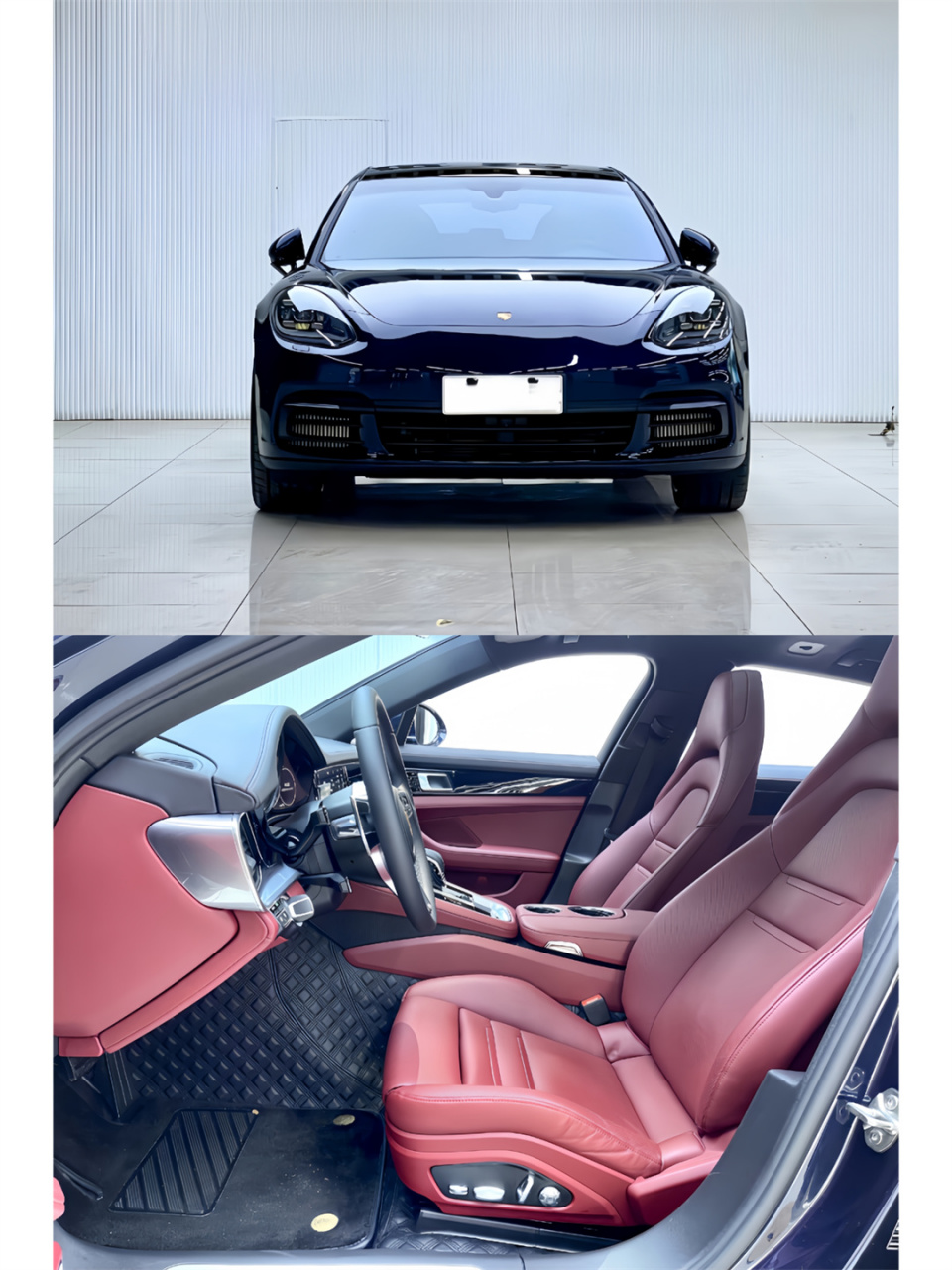 午夜蓝帕美旅行   99 当保时捷panamera 4 sport turismo以午夜蓝的